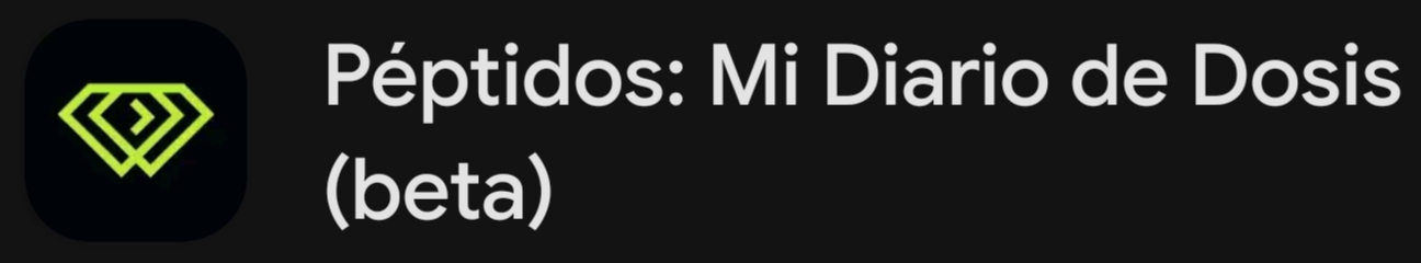 App Mi Diario de Dosis para Android