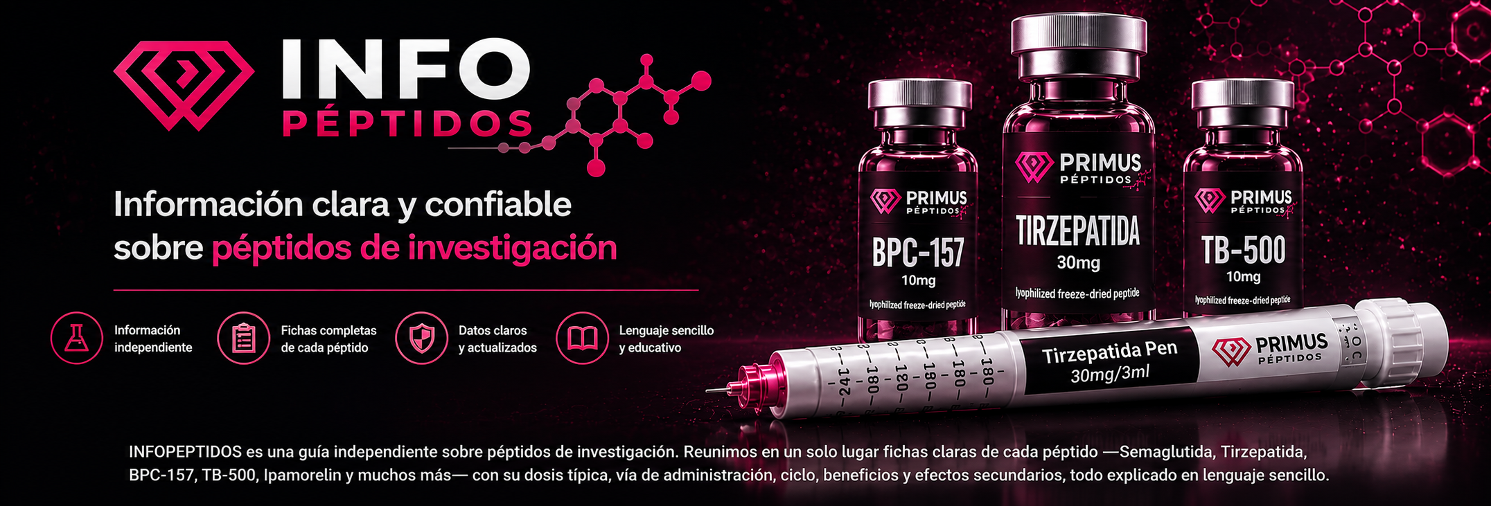 INFOPEPTIDOS - guía independiente sobre péptidos de investigación